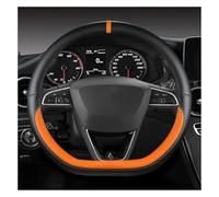 Coprivolante Auto Per Seat Per Leon Per Cupra R Per ST Per Ateca Coprivolante Per Auto Protezione Automatica In Pelle PU(ORAGE D SHAPE)
