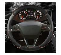 Coprivolante Auto Per Seat Per Tarraco Per Arona Per Ateca Per Ibiza Per Toledo Per Mii Per Leon Per Arosa Per Exeo ST FR Coprivolante Auto Copri Volante(Black Coffee)