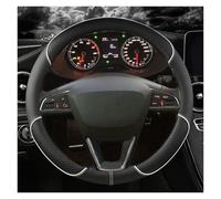 Coprivolante Auto Per Seat Per Tarraco Per Arona Per Ateca Per Ibiza Per Toledo Per Mii Per Leon Per Arosa Per Exeo ST FR Coprivolante Auto Copri Volante(Black White)