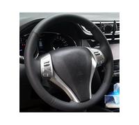 Coprivolante Auto Per Teana 2013 Per X-Trail Qashqai 2014 Per Sentra Coprivolante Rivestimento Per Volante Interno Auto, Materiale Sintetico Artificiale Copri Volante(Orange Thread)