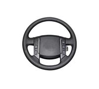 Coprivolante Auto Treccia In Pelle Per Volante Per Land Per Rover Per Freelander 2 2007-2012 Coprivolante Per Auto In Pelle Artificiale PU Nera(Red Thread)