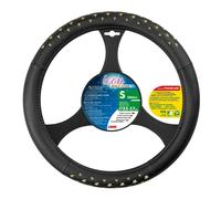COPRIVOLANTE AUTO UNIVERSALE COPRISTERZO S Ø 35/37 Oro NERO FACILE DA MONTARE
