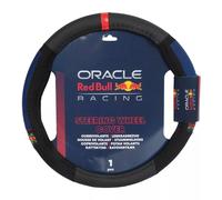 Coprivolante auto universale RedBull "Blended Lines Side Grip" nero e rosso 3...