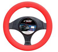 Coprivolante Auto Universale Soft Sil Red Grey Diametro 35-40cm Simoni Racing