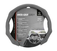 COPRIVOLANTE AUTO UNIVERSALE SPORTIVO IN MICROFIBRA GRIGIO COPRI STERZO VOLANTE