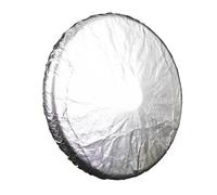 coprivolante auto Volante Auto Copertura Parasole Schermo Solare Spesso Accessori Isolanti Protezione Solare Pieghevole Argento Universale(1 pezzo)