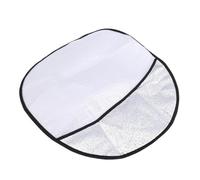 coprivolante auto Volante Universale Auto Parasole Doppio Spessore Protezione Solare Pieghevole Forniture Protezione Solare Coprivolante Argento(Argento - Stile A)