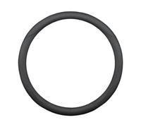 Coprivolante Automatico Antiscivolo Traspirante Protezione Volante Auto Copertura In Pelle Completa Tutte Stagioni(Linea Nera)