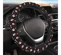 Coprivolante Autos Paws Bones Red Polka Dots Coprivolanti Auto 38cm