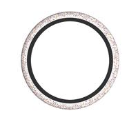 Coprivolante bianco con stampa "Infermiere Love" per donne e uomini, graziosi accessori per auto, materiale resistente, antiscivolo, universale, adatto alla maggior parte dei veicoli.