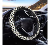 Coprivolante Black And White Checkered Daisy Fodera Camion 2 pezzi