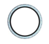 Coprivolante blu con stampa "Infermiere Love" per donne e uomini, graziosi accessori per auto, materiale resistente, antiscivolo, universale, adatto alla maggior parte dei veicoli.