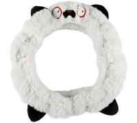 Coprivolante caldo in peluche con impugnatura antiscivolo e simpatico design a forma di orsetto, per volanti standard da 38 cm, ideale per uso invernale (C)