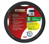 GT-Sport, coprivolante in Skeentex - S - Ø 42/44 cm - Nero/Beige