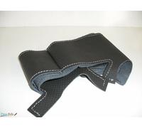 Coprivolante Citroen Berlingo Mk2 in vera pelle nera compatibile