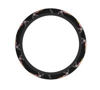 Coprivolante colorato con alce stampato, coprivolante universale da 15 pollici, antiscivolo, assorbe il sudore,