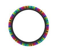 Coprivolante colorato stampato con pastelli colorati 38,1 cm elastico elastico coprivolante avvolgente comoda presa