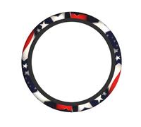 Coprivolante con bandiera americana, stelle e strisce, antiscivolo, per tutte le stagioni, comodo, accessorio per auto