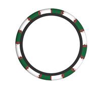 Coprivolante con bandiera dell'Algeria, flessibile e adatto per la maggior parte dei veicoli, tra cui berlina, SUV e camion