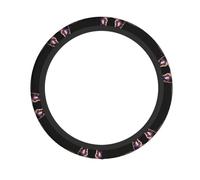 Coprivolante con farfalla glitterata stampata da 38,1 cm, universale, antiscivolo, assorbe il sudore,