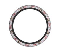 Coprivolante con mazzo di carte da gioco sparse per donne e uomini, graziosi accessori per auto, materiale durevole, antiscivolo, universale, adatto alla maggior parte dei veicoli