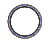 Coprivolante con poesia "Impronte nella sabbia" per donne e uomini, accessori per interni auto resistenti, materiale antiscivolo, misura universale per auto, SUV, camion