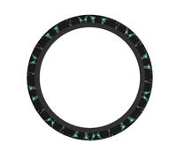 Coprivolante con stampa alce fluorescente, copertura protettiva universale per volante da 15 pollici, antiscivolo, assorbe il sudore,