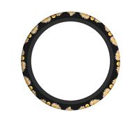 Coprivolante con stampa di girasole, coprivolante universale da 38,1 cm, antiscivolo, assorbe il sudore,