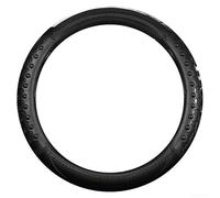 Coprivolante con texture 3D irregolare, per una presa antiscivolo, adatto per camion e autobus, in fibra di carbonio per un migliore controllo (38 cm, nero)