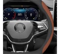 Coprivolante Coperchio Copertura Volante Dell'automobile Per Skoda Per Octavia 2015 2016 2017 2018 2019 2020 2021 2022 2023 Volante Protettore(D1)
