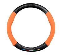 Coprivolante Coperchio Coprivolante Per Auto Per Skoda Per Superb Per A7 Per Octavia Per A8 Per Kodiaq Per Karoq Per Rapid Per Fabia Per Slavia Per Kushaq Volante Protettore(Round Orange)