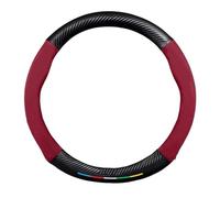 Coprivolante Coperchio Coprivolante Per Auto Per Skoda Per Superb Per A7 Per Octavia Per A8 Per Kodiaq Per Karoq Per Rapid Per Fabia Per Slavia Per Kushaq Volante Protettore(Round Red)