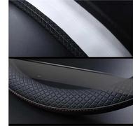 Coprivolante Copertura Del Volante Automobile In Pelle Artificiale Per Hyundai Per Elantra 4 2016 2017 Per Solaris Per Accent 2018(Round Gold8)