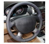 Coprivolante Coprivolante In Similpelle Nera Per Chevrolet Per Aveo Per LOVA CYPMDW(Red Thread)