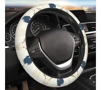 Coprivolante, Coprivolante per auto con stampa di capre semplici, per donne e uomini, Accessori per auto SUV e camion, Elastico antiscivolo inodore, Universale da 15 pollici