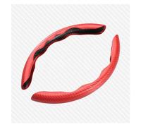 Coprivolante Coprivolante Per Auto Da 38 Cm Coprivolante Sportivo Ultrasottile Fibra Carbonio Copri Maniglia Estiva Tipo D Volante Dell'auto(Agate red)