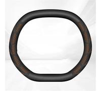 Coprivolante Coprivolante per auto doppio tipo D per TUTTI per Dacia per Duster Spring Bigster 2024 2025 Accessori interni per volante(Leather Orange C)