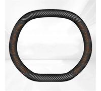 Coprivolante Coprivolante per auto doppio tipo D per TUTTI per Dacia per Duster Spring Bigster 2024 2025 Accessori interni per volante(Carbon Orange C)