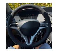 Coprivolante Coprivolante Per Auto Fai-da-te Cucito Treccia In Pelle Nera Per Civic Old 2006-2011 Volante(Giallo)