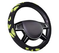 Coprivolante Coprivolante Per Auto Farfalla Viola Universale Adatto Per Camion Suv Berline Auto Per Donne Carine Girly Nero E Viola Volante Dell'auto(C)