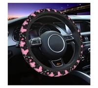 Coprivolante Coprivolante Per Auto Farfalla Viola Universale Adatto Per Camion Suv Berline Auto Per Donne Carine Girly Nero E Viola Volante Dell'auto(D)