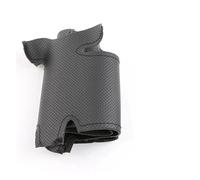 Coprivolante Coprivolante per auto in microfibra nera per Peugeot 308 2014 2015 2016 2017 2018 2019 2020.(Filo nero)