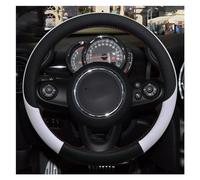 Coprivolante Coprivolante Per Auto In Pelle Per MINI Per Cooper Per R56 Per Clubman Per Countryman Per Clubvan Per Coupe Accessori Auto Coprivolante Auto Copri (Colore : WHITE)