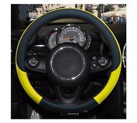 Coprivolante Coprivolante Per Auto In Pelle Per MINI Per Cooper Per R56 Per Clubman Per Countryman Per Clubvan Per Coupe Accessori Auto Coprivolante Auto Copri (Colore : Giallo)
