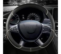 Coprivolante Coprivolante per Auto in Pelle PU per Dacia per Sandero per Stepway per Crossover per Sandero Accessori Auto Volante Protezione Copri (Colore : Bianco)