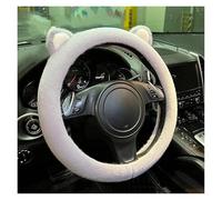 Coprivolante Coprivolante Per Auto In Peluche Con Orecchie Di Gatto Dei Cartoni Animati Coprimanubrio Quadrato Dea 38 Cm Tipo Universale(Cat ears GRAY)