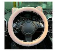 Coprivolante Coprivolante Per Auto In Peluche Con Orecchie Di Gatto Dei Cartoni Animati Coprimanubrio Quadrato Dea 38 Cm Tipo Universale(Cat ears Pink)
