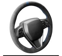 Coprivolante Cucito a Mano, Adatto per Toyota Camry Avalon Corolla Crown RAV4 (Strisce Blu)