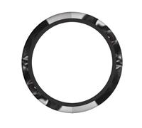 Coprivolante Cute Black Pug Dog Per Volanti 38Cm | Coprivolante per auto Elasticizzato Impermeabili Protezione volante per Donne Furgone SUV