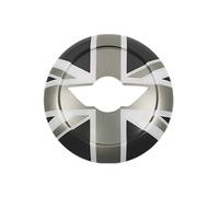 Coprivolante decorativo compatibile con Mini Cooper (Union Jack UK J, R50 R53 Hatchback R52 Cabrio 2000-2006)